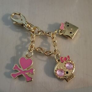 hello kitty x tokidoki purse clip chain